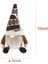El Yapımı Santa Gnome Peluş Oyuncak Noel Ağacı Topper Dekor Gray Asma (Yurt Dışından) 2
