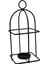 Birdcage Mumluk Dekoratif Mum Centerpieces Metal Ev Parti Siyah İçin 1