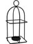 Birdcage Mumluk Dekoratif Mum Centerpieces Metal Ev Parti Siyah İçin 2