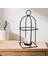 Birdcage Mumluk Dekoratif Mum Centerpieces Metal Ev Parti Siyah İçin 4