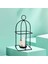 Birdcage Mumluk Dekoratif Mum Centerpieces Metal Ev Parti Siyah İçin 5