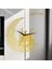 Islam Kuvars Duvar Saati Pendulum Müslüman Oturma Odası Dekorasyon Altın (Yurt Dışından) 4