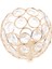 Altın Kristal Masa Standı Mum Çay Işık Tutucu Düğün Ziyafet Olay 8 cm 8 cm Altın (Yurt Dışından) 4