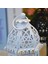 Vintage Fas Asılı Cam Demir Sanat Fener Tealight Mumluk Beyaz (Yurt Dışından) 3