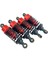 Rc Araba Amortisörleri Damper Tamiya Tt-01 Tt-02 Tl-01 Için Set Tl-01 1/10 Rc Araba Kırmızı (Yurt Dışından) 5