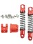 2x Rc Araba Damper Bahar Için Yasadışı Wpl D12 D42 1/16 Rc Model Araba Dıy Accs Kırmızı (Yurt Dışından) 1