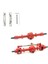 Rc Araba Aksları Tahrik Mil Cnc Metal Parçaları Mn 1/12 Rc Paletli D99S D96 Kırmızı (Yurt Dışından) 2