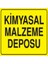 Kimyasal Malzeme Deposu 1
