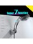 7 Mod Fonksiyonu Banyo Abs Krom Su Tasarrufu Basınçlı El Duş Başlığı Gümüş(Yurt Dışından) 1