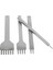4 Adet Beyaz Çelik Set 1/2/4/6 Prong Diy Elmas Bağlama Dikiş Kesikleri Aksesuarları - 4mm (Yurt Dışından) 1