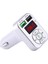 Araç Şarj Ikiz Portu USB Fm Verici Bluetooth Kablosuz Aux Mp3 Handfree Gümüş (Yurt Dışından) 3