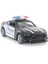Die Cast Çek Bırak Metal Siyah Polis Arabası 1