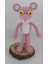Pembe Panter Amigurumi Oyuncak 1