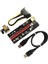 Pcıe Rider Adaptörü Genişletici Madencilik 1X-16X 6pin Bağlantı Noktaları Adaptörü Kurulu Pcı-E Set Siyah Kordon 2