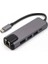 Polham USB 3.1 Type C To HDMI 2xusb 3.0 RJ45 Ethernet Dönüştürücü Adaptör Ipad Macbook Dönüştürüc 1