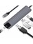 Polham USB 3.1 Type C To HDMI 2xusb 3.0 RJ45 Ethernet Dönüştürücü Adaptör Ipad Macbook Dönüştürüc 3