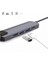 Polham USB 3.1 Type C To HDMI 2xusb 3.0 RJ45 Ethernet Dönüştürücü Adaptör Ipad Macbook Dönüştürüc 5
