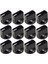 12 x Elektro Gitar Topuzları Top Şapka Topuzlar Siyah( Yurt Dışından) 1