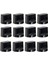 12 x Elektro Gitar Topuzları Top Şapka Topuzlar Siyah( Yurt Dışından) 2
