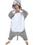 Çocuk Kigurumi Sibirya Kurdu Kurt Kostümü Hayvan Kostümü 1