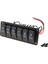 Rv Araba Deniz Tekne 6 Gang Devre Kesici LED Kontrol Rocker Anahtarı Paneli (Yurt Dışından) 1
