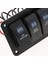 Rv Araba Deniz Tekne 6 Gang Devre Kesici LED Kontrol Rocker Anahtarı Paneli (Yurt Dışından) 3