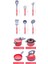 20X Pretend Pot ve Tavalar Setleri Oyuncaklar Tencere Öğrenme Oyuncaklar Hediye Bebek Yeşil Için (Yurt Dışından) 2