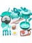20X Pretend Pot ve Tavalar Setleri Oyuncaklar Tencere Öğrenme Oyuncaklar Hediye Bebek Yeşil Için (Yurt Dışından) 3