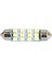 Beyaz Araba Iç Kubbe 3528 12 Smd LED Festoon Ampul Haritası Işık Lambası 42MM 12 V (Yurt Dışından) 2