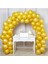 50 Adet 12 Inç Parti Balonu Metalik Gold + 5 mt Balon Zinciri 1
