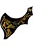 2 Parça Plastik Yapıştırıcı Pickguard Altın Çiçek Için Anti-Scratch Plaka( Yurt Dışından) 3