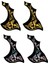 2 Parça Plastik Yapıştırıcı Pickguard Altın Çiçek Için Anti-Scratch Plaka( Yurt Dışından) 4