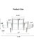 2 Adet 3 Katlı Akrilik Kek Teşhir Standı Şeffaf (Yurt Dışından) 2