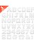200X 3D Araba Alfabe Plastik Sticker Amblem Dıy Çıkartmaları Oto Dekor Aksesuarları (Yurt Dışından) 5