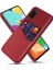 Galaxy A41 Için Pu Deri Kaplamalı Pc Kart Yuvalı Telefon Kılıfı - Kırmızı (Yurt Dışından) 1