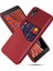 Galaxy Xcover 5 Bez + Deri + Pc Kart Yuvalı Telefon Kılıfı - Kırmızı (Yurt Dışından) 1
