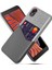 Galaxy Xcover 5 Bez + Deri + Pc Kart Yuvalı Telefon Kılıfı - Gri (Yurt Dışından) 1
