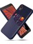 Galaxy Xcover 5 Bez + Deri + Pc Kart Yuvalı Telefon Kılıfı - Mavi (Yurt Dışından) 1