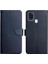 Samsung Galaxy A21S Için Deri Telefon Kılıfı - Mavi (Yurt Dışından) 1