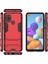 Samsung Galaxy A21S Için Cep Telefonu Sert Plastik + Tpu Telefon Kılıfı - Kırmızı (Yurt Dışından) 3