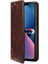 Sutenı Apple iPhone 13 Mini Için 055 Serisi Çizilmeye Düşmeye Dayanıklı Pu Deri+Tpu Cüzdan Tasarımlı Standlı Telefon Kılıfı - Koyu Kahverengi (Yurt Dışından) 2