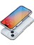 Apple iPhone 13 Mini 5.4 Inç Şok Emici Metal Çerçeveli Telefon Kılıfı - Gümüş (Yurt Dışından) 1