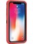 Apple iPhone Xs Max Uyumlu Silikon Çerçeveli Hibrit Telefon Kılıfı - Kırmızı / Siyah (Yurt Dışından) 2