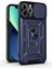 Apple iPhone 13 Pro Için Standlı Düşmeye Dayanıklı Kamera Korumalı Telefon Kılıfı - Mavi (Yurt Dışından) 1