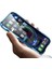 Apple iPhone 12 Mini Için Metal Tampon Kenarlı Telefon Kılıfı - Mavi (Yurt Dışından) 4