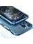 Apple iPhone 12 Mini Için Metal Tampon Kenarlı Telefon Kılıfı - Mavi (Yurt Dışından) 5