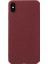 Apple iPhone Xs Max Uyumlu Mat Doku Tpu Telefon Kılıfı - Koyu Kırmızı (Yurt Dışından) 1