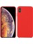 Apple iPhone Xs Max Uyumlu Darbeye Dayanıklı Mikrofiber Telefon Kılıfı - Kırmızı (Yurt Dışından) 1