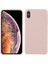 Apple iPhone Xs Max Uyumlu Darbeye Dayanıklı Mikrofiber Telefon Kılıfı - Pembe (Yurt Dışından) 1