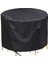 yuvarlak Mobilya Toz Geçirmez Ve Su Geçirmez Kapak, Açık Bahçe Masa Mobilya Koruyucu Kapak (102 * 45 Cm) (Yurt Dışından) 1